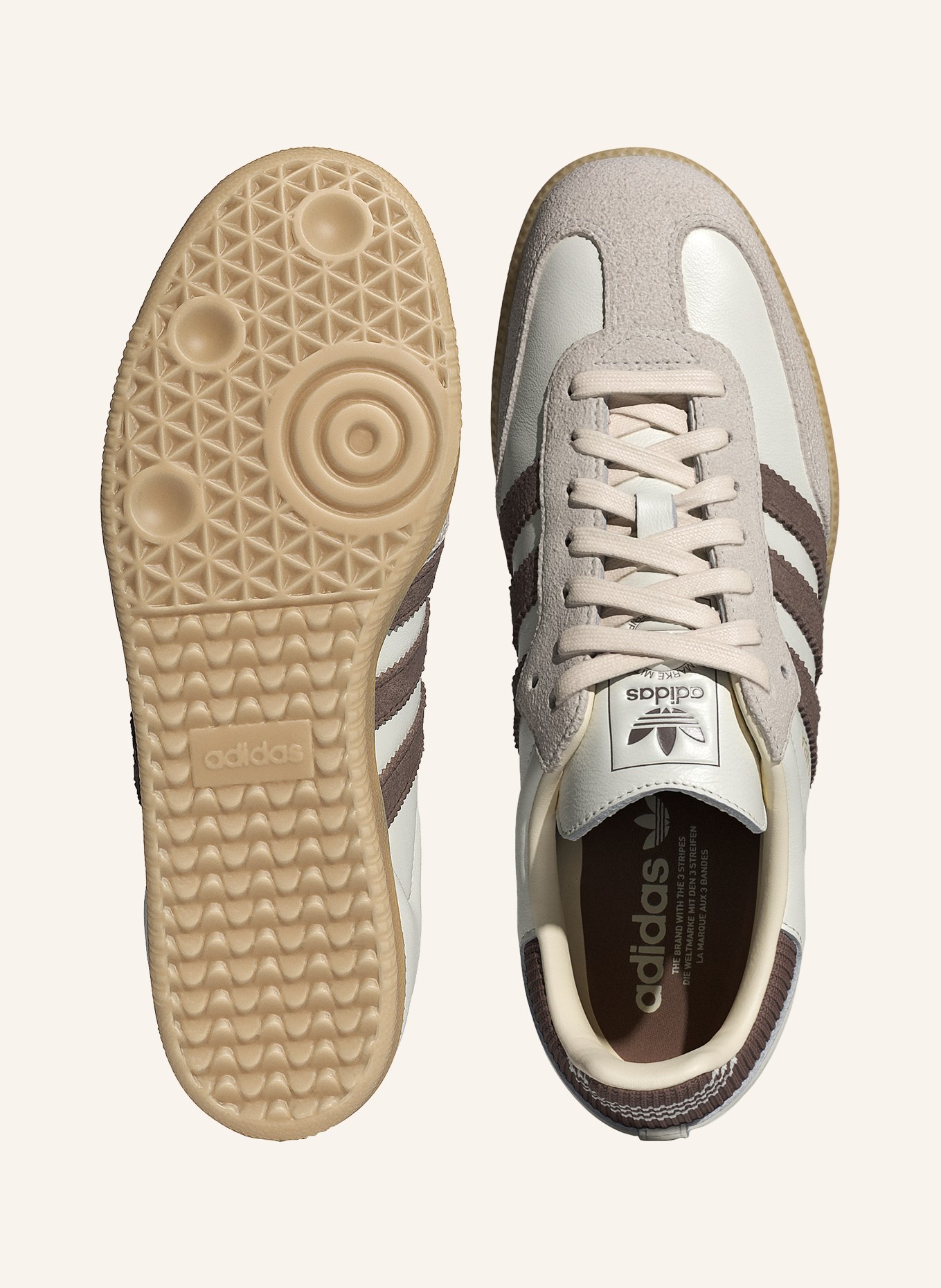 adidas Originals Sneaker SAMBA OG: CREME / BRAUN