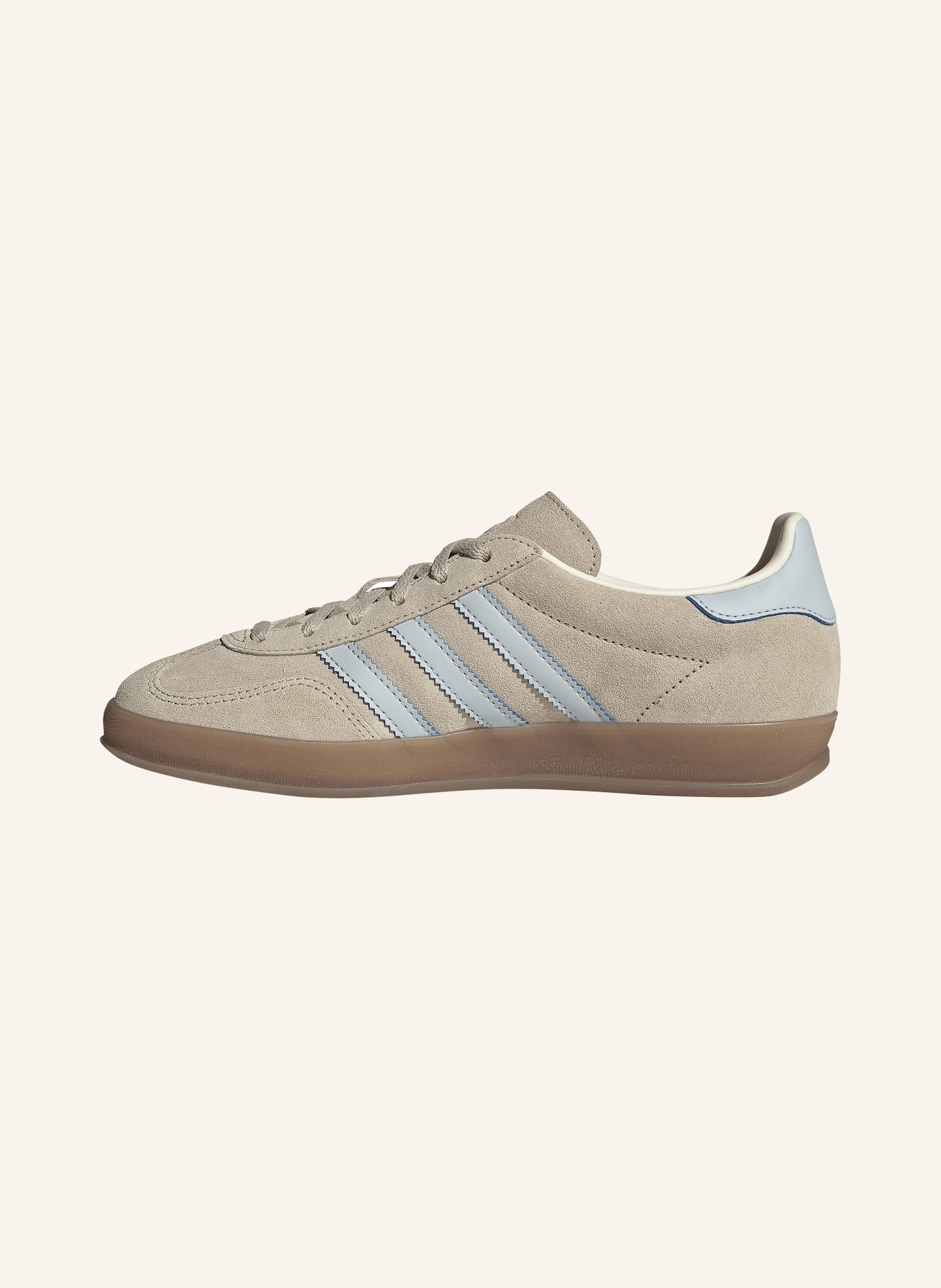 adidas Originals Sneaker GAZELLE INDOOR: BEIGE / GOLD / HELLBLAU