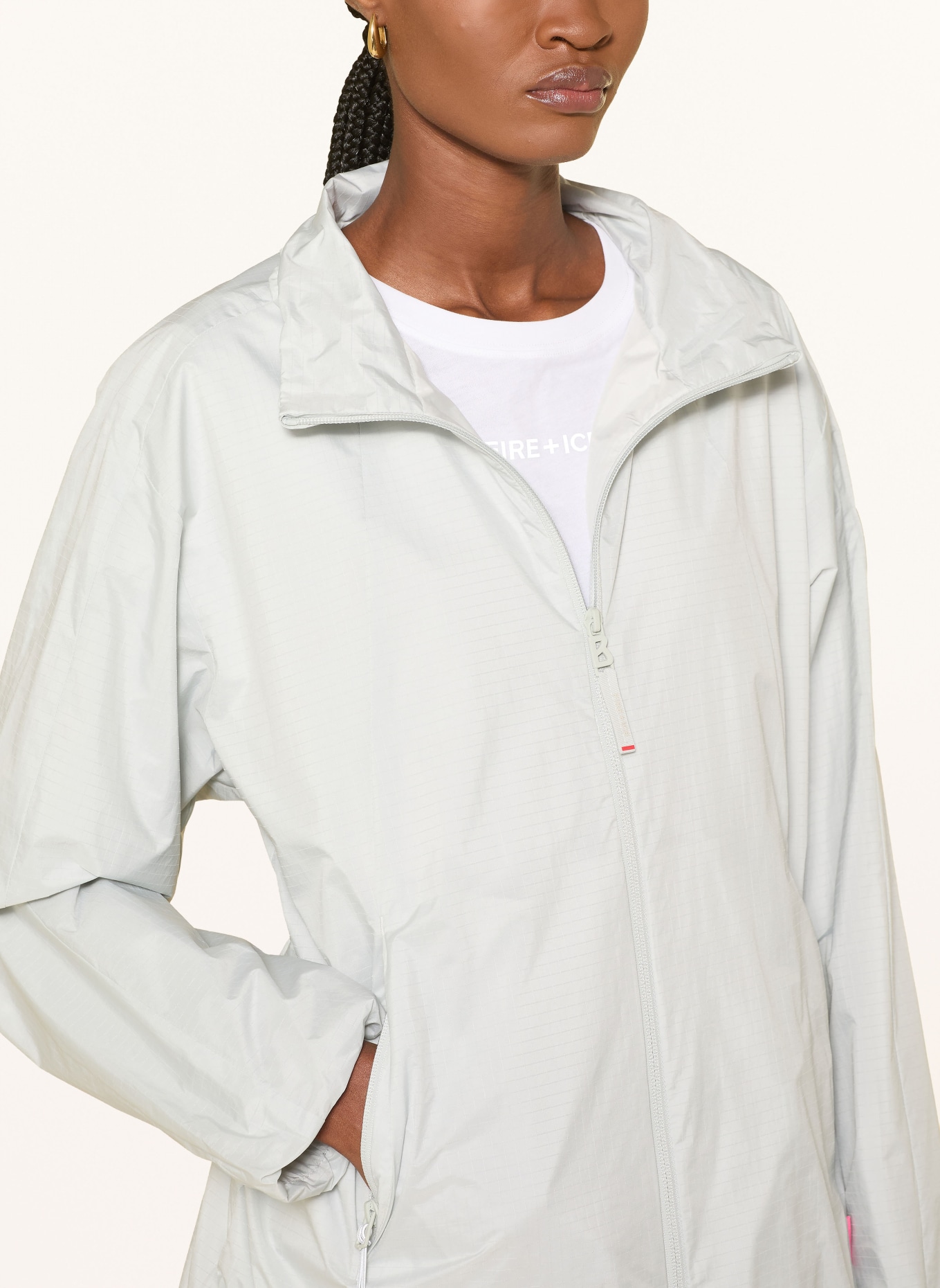 FIRE+ICE YOSEFINE functional jacket: LIGHT GRAY
