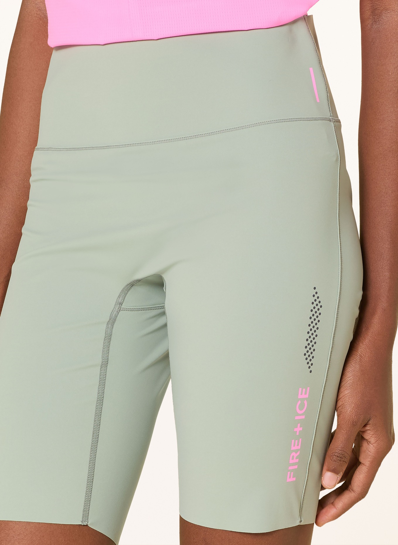 FIRE+ICE Punčocháče CAMMI: SVĚTLE ZELENÁ