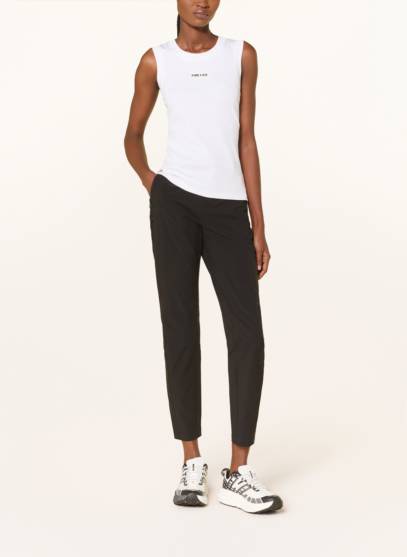 FIRE+ICE Trekkinghose LOU: SCHWARZ