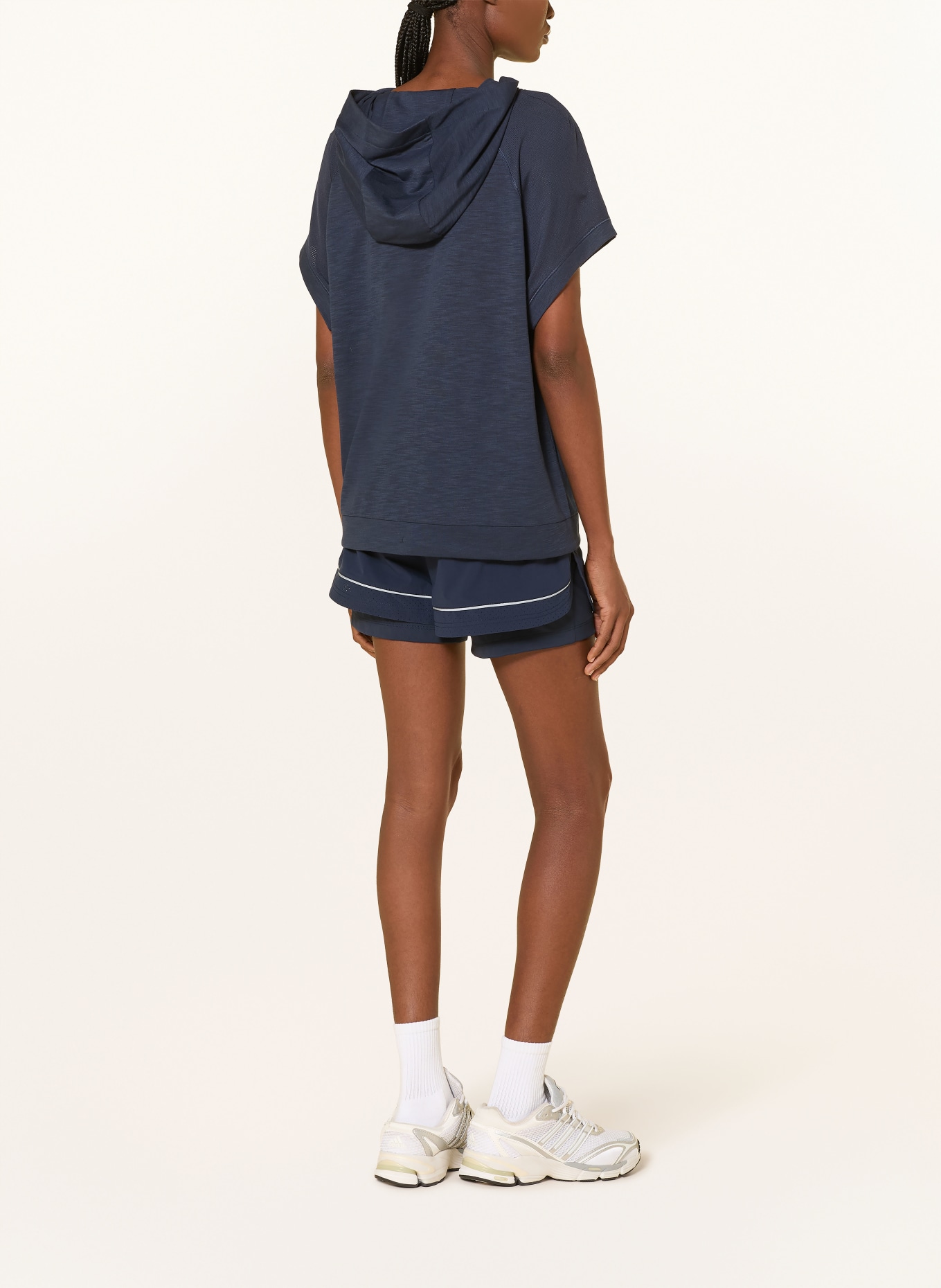 FIRE+ICE 2v1 trekingové šortky LEJA: TMAVĚ MODRÁ