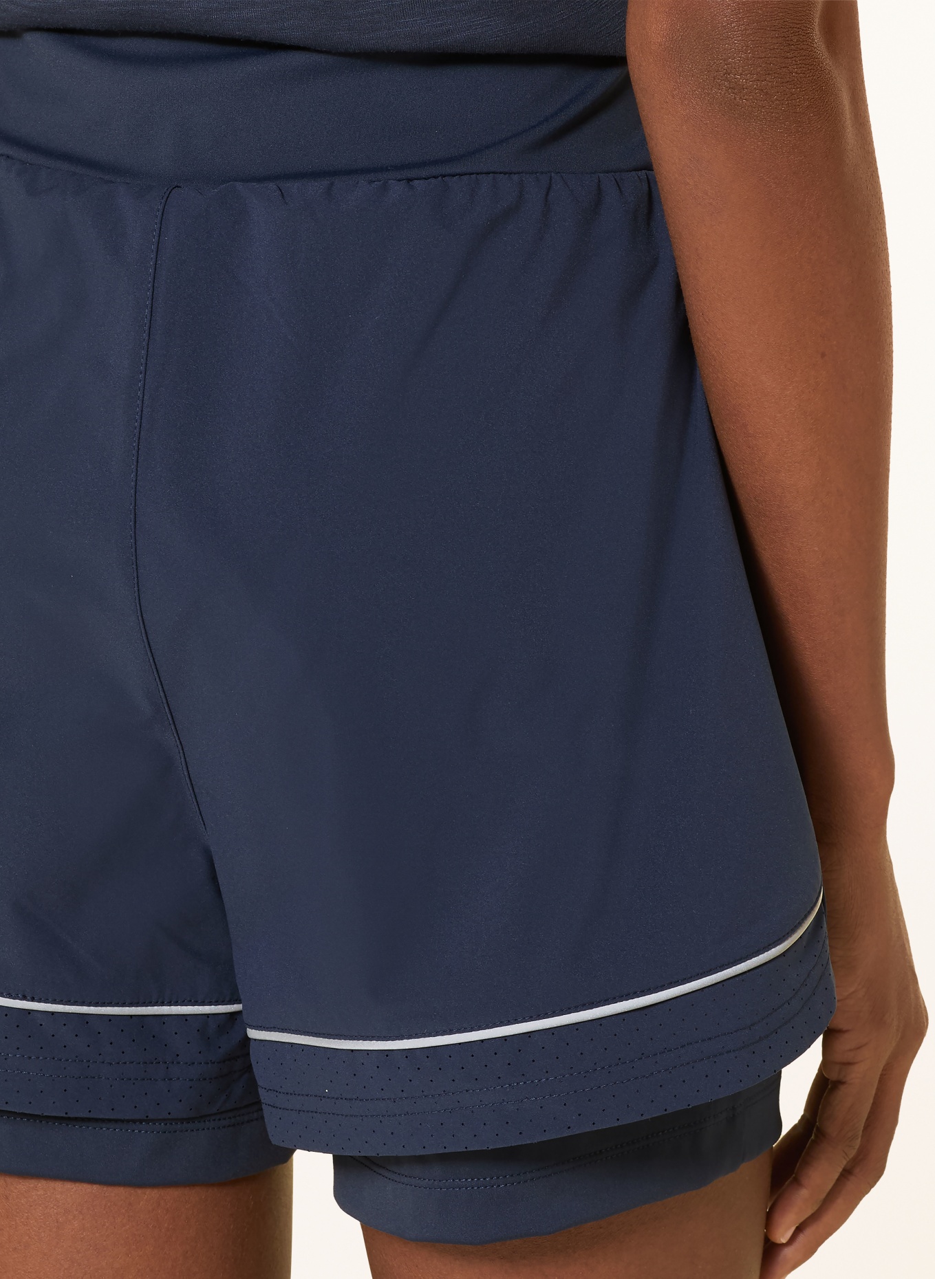 FIRE+ICE 2v1 trekingové šortky LEJA: TMAVĚ MODRÁ