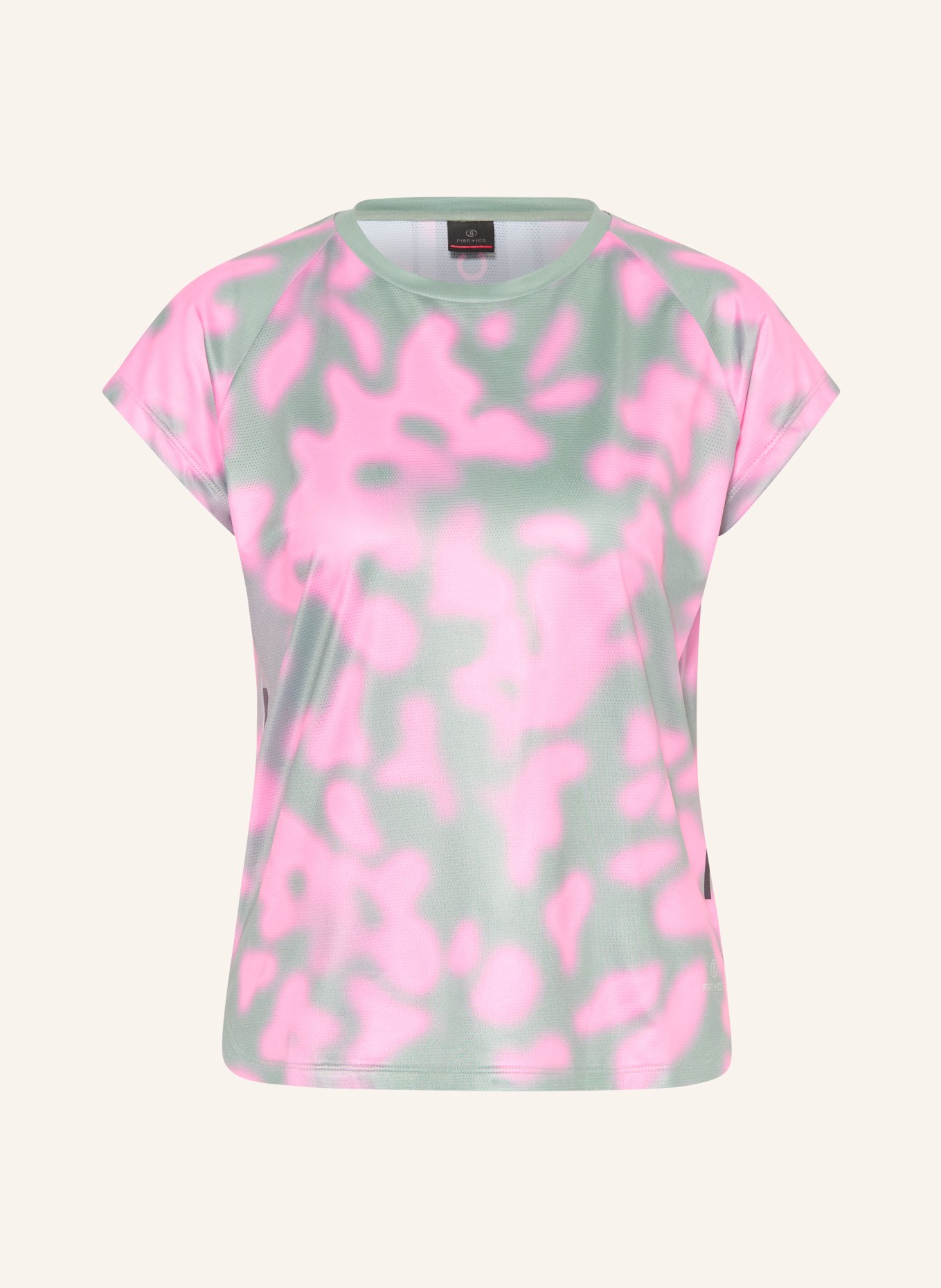 FIRE+ICE Funktionsshirt BRENNA: HELLGRÜN / PINK