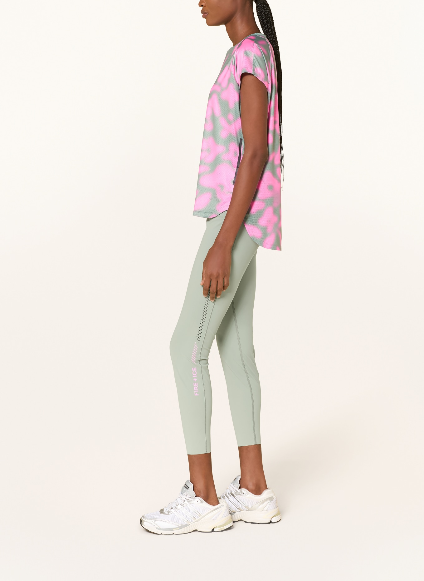 FIRE+ICE Punčocháče CAIGE: SVĚTLE ZELENÁ