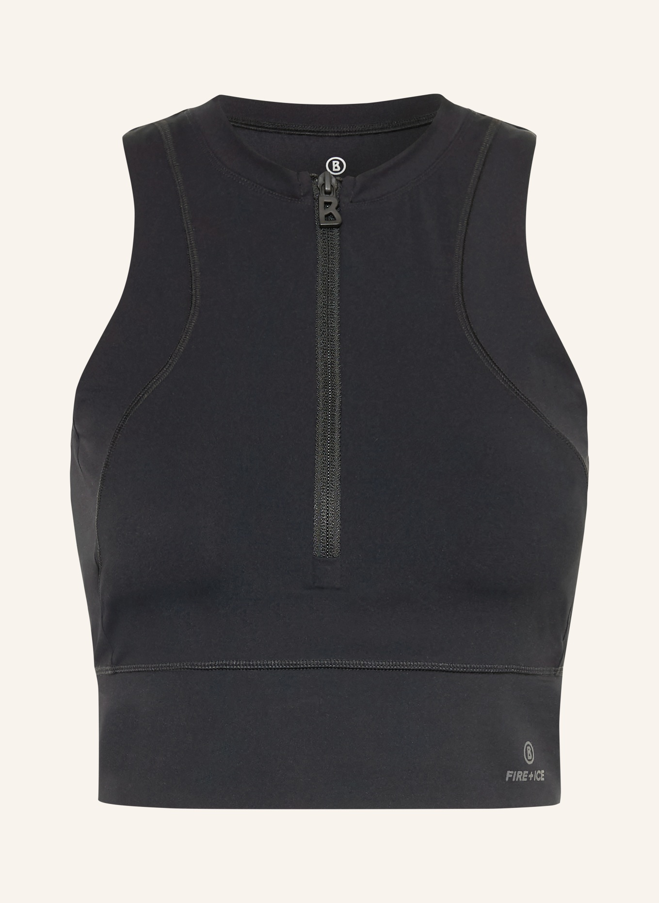 FIRE+ICE Funktionstop CAIA: SCHWARZ