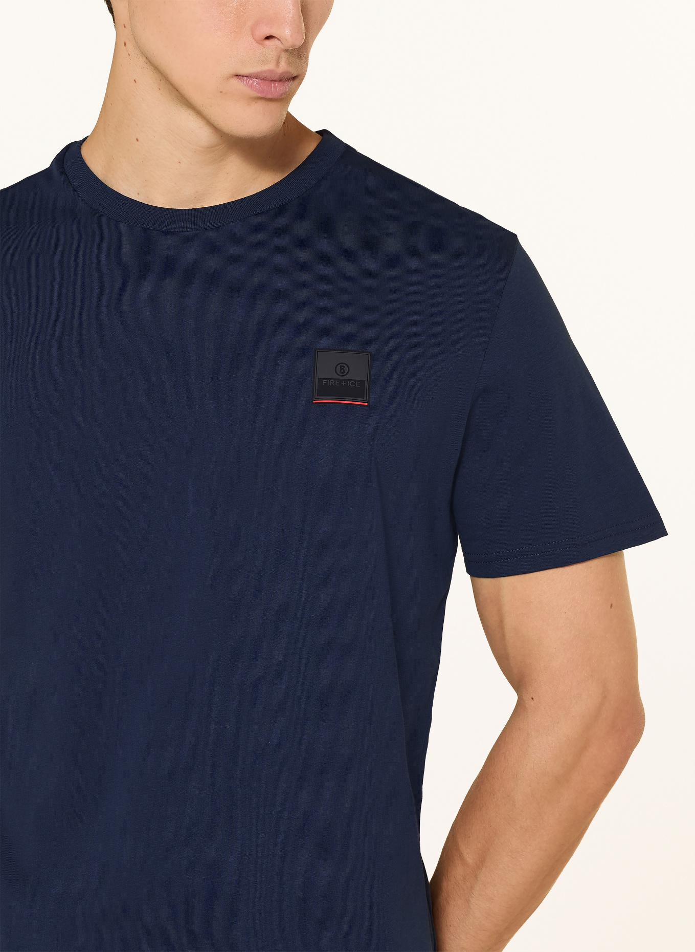 FIRE+ICE T-shirt VITO: DONKERBLAUW