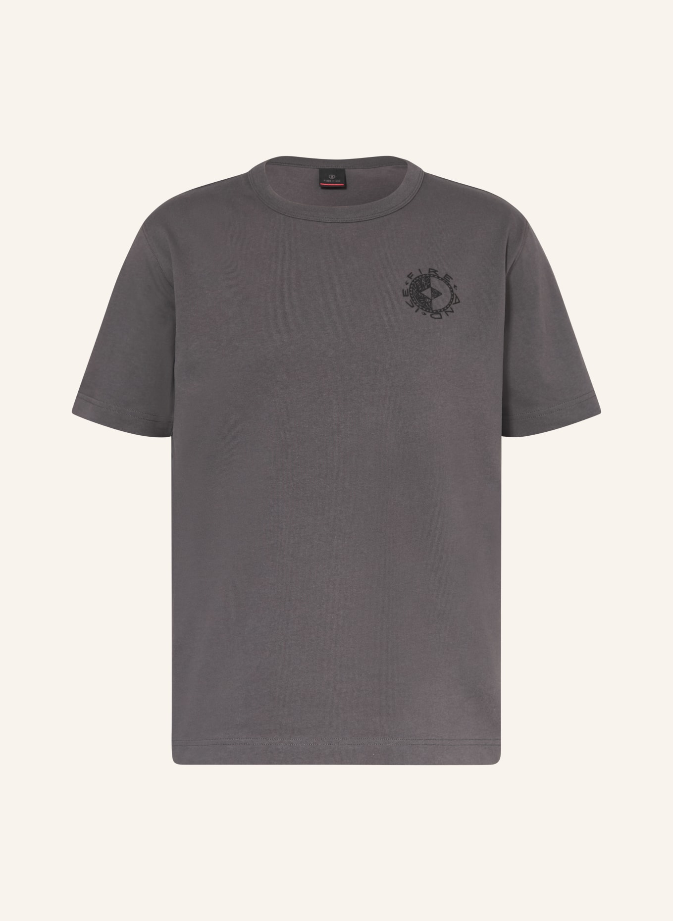 FIRE+ICE T-shirt LINO: DONKERGRIJS