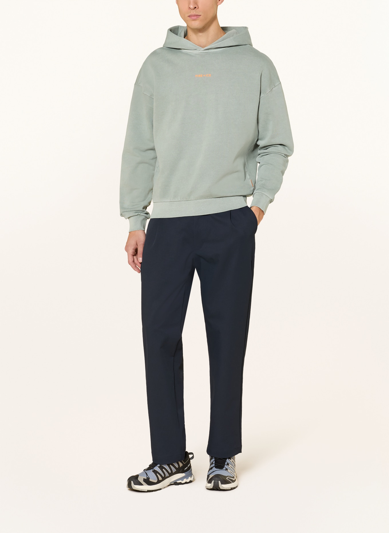 FIRE+ICE Hoodie ILAY: HELLGRÜN