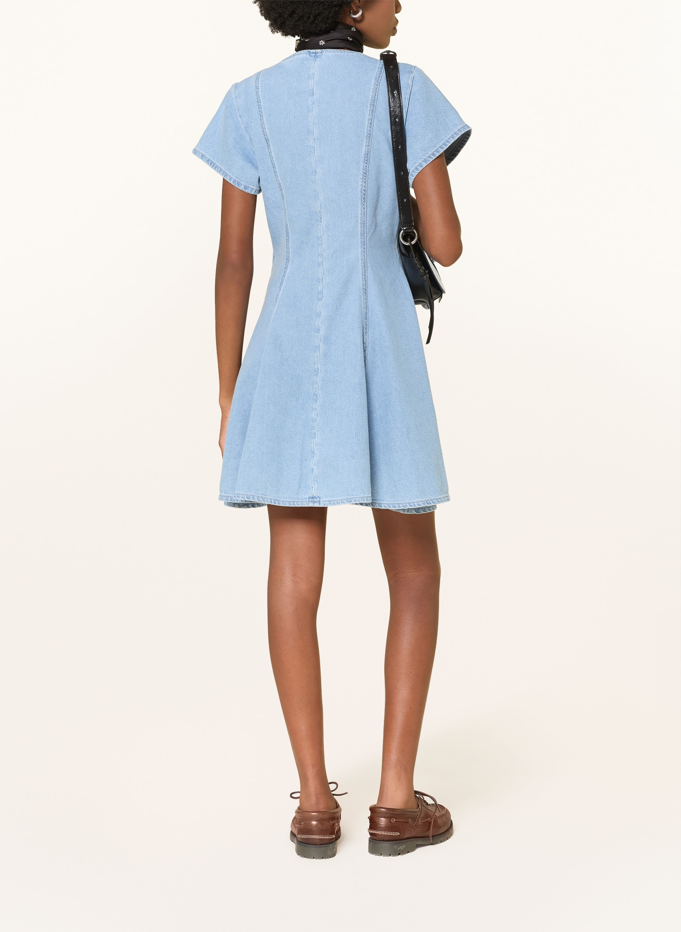 7 for all mankind Robe en jean HANA: BLEU CLAIR