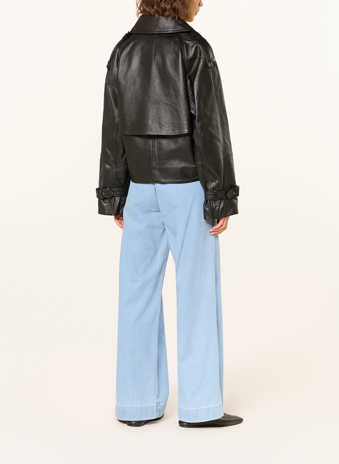 7 for all mankind Wide Leg Jeans HANA: 1BA Light Blue