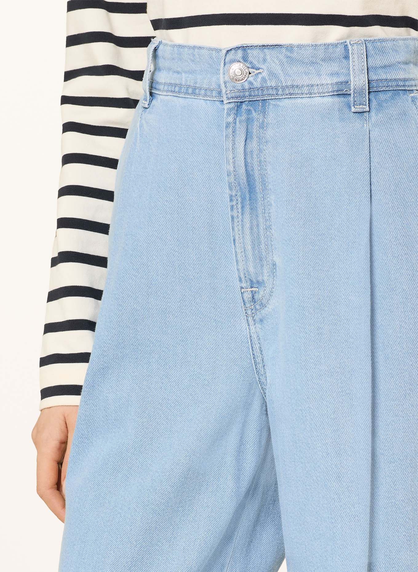 7 for all mankind Wide Leg Jeans HANA: 1BA Light Blue