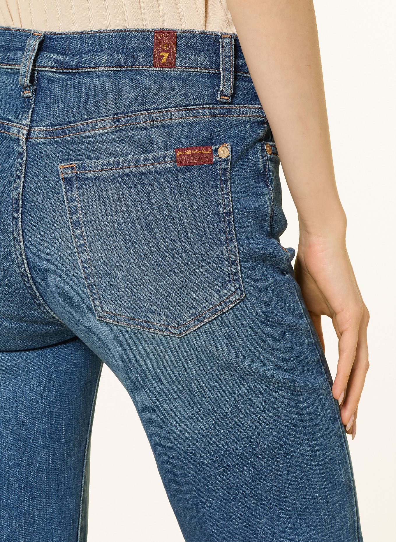 7 for all mankind Cropped jeans DOJO: 1ZT Mid Blue