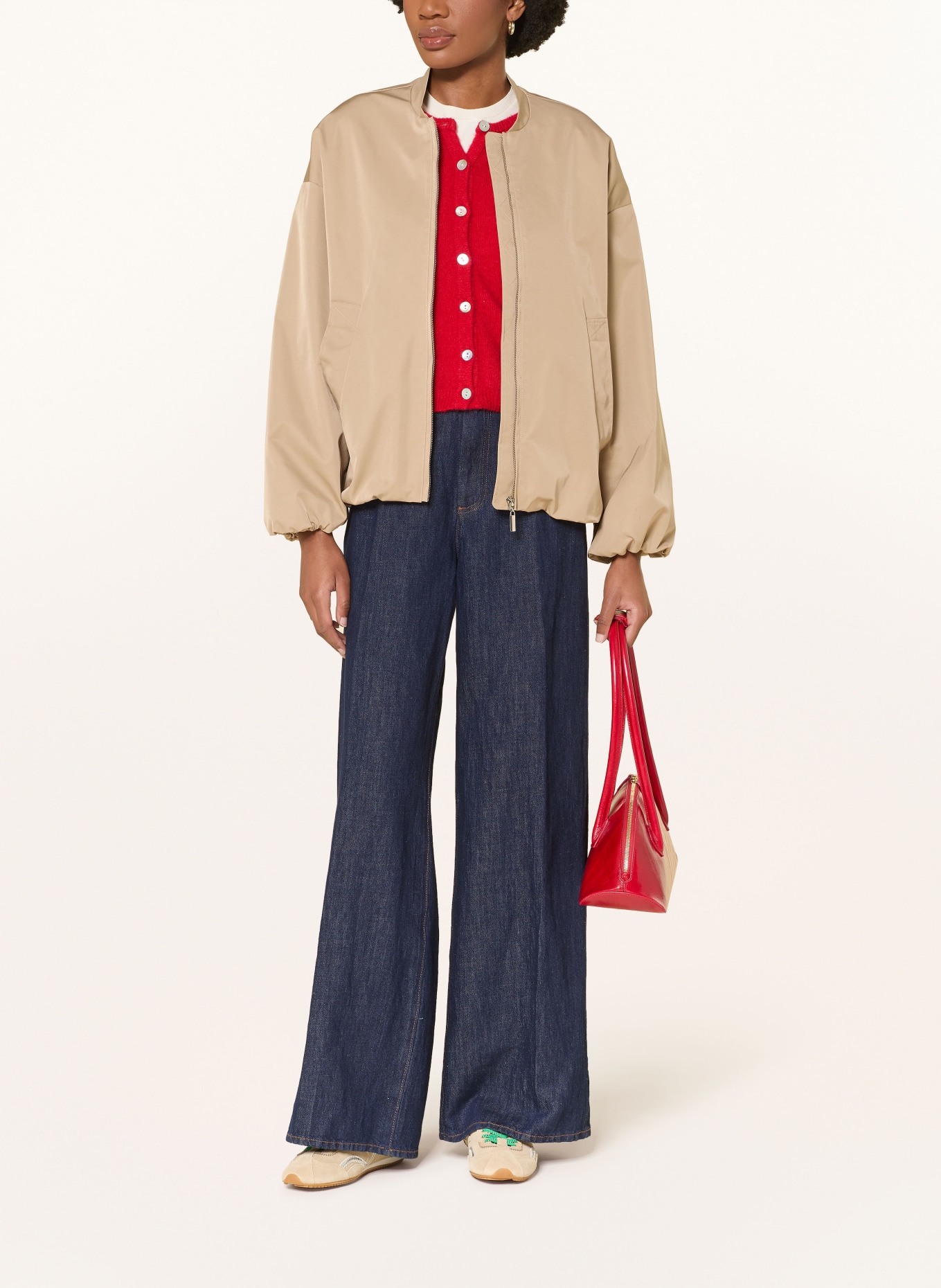 7 for all mankind Dżinsy z szerokimi nogawkami BLOSSOM: BUM Dark Blue