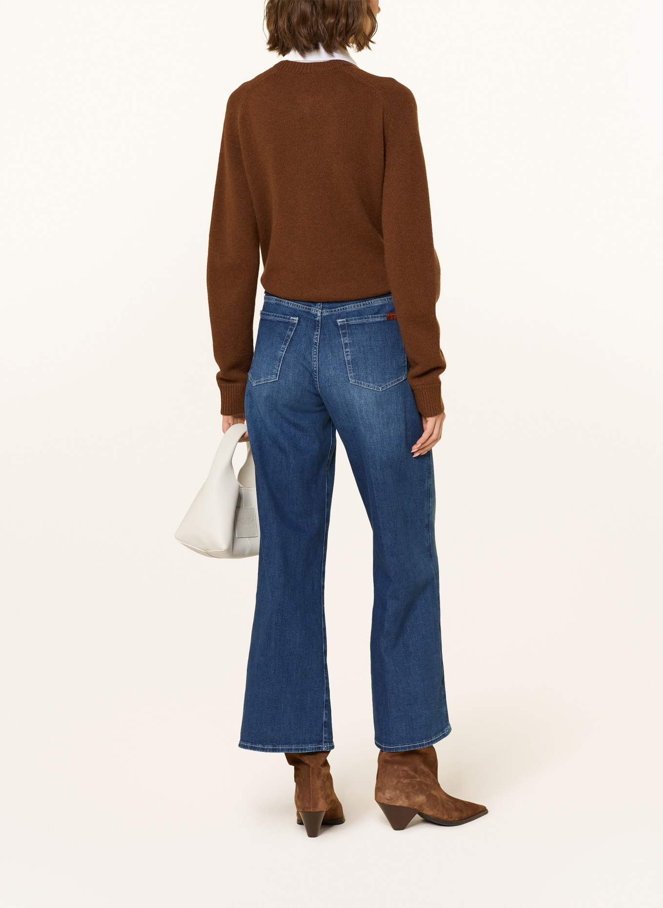 7 for all mankind Wide Leg Jeans LOTTA ANKLE: 3DO Dark Blue