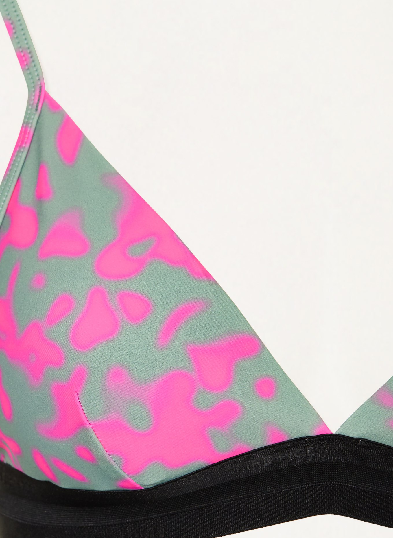 FIRE+ICE Triangel-Bikini-Top HANKA3: GRÜN / NEONPINK / SCHWARZ