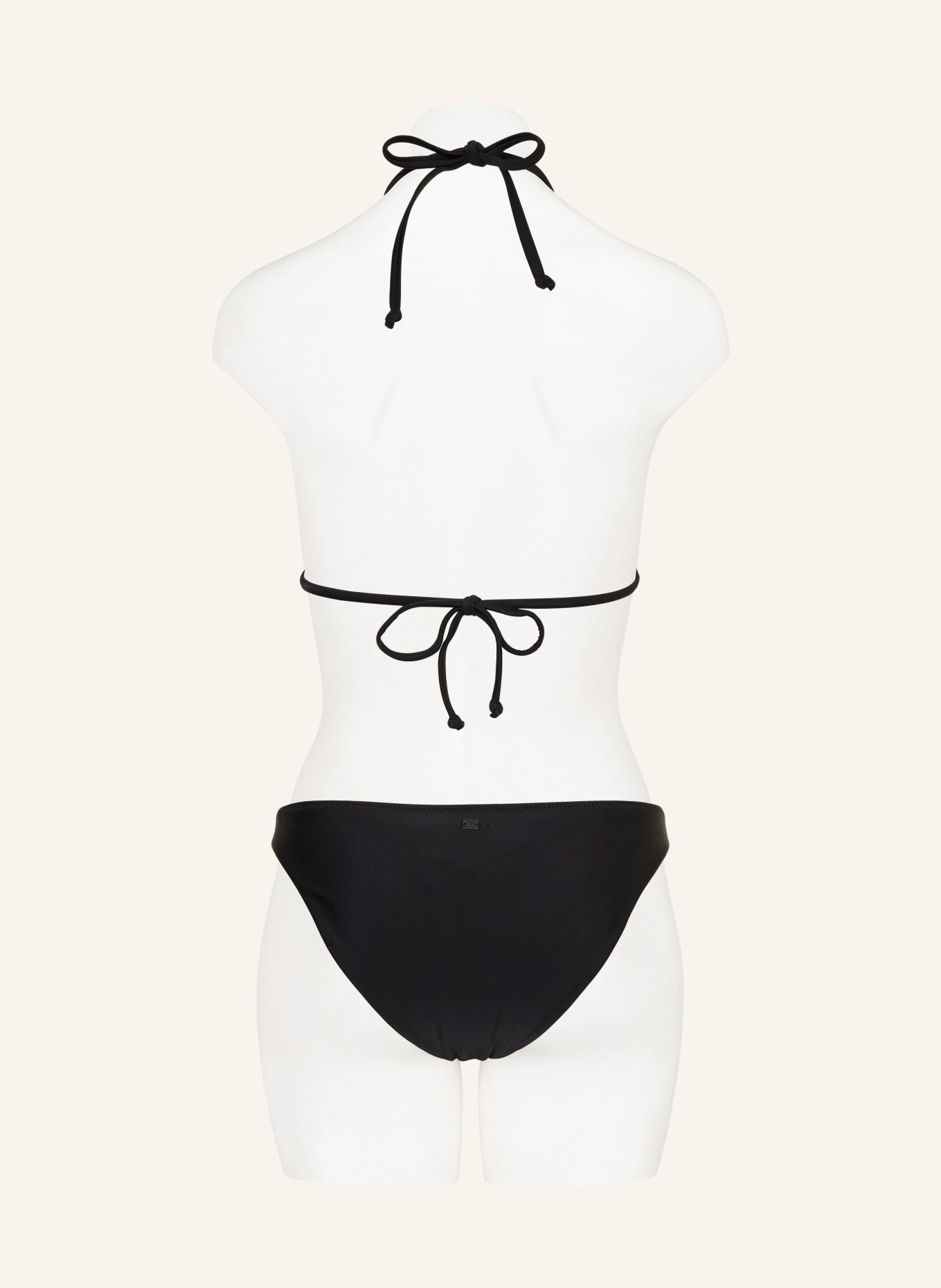 FIRE+ICE Basic-Bikini-Hose BACARA: SCHWARZ / HELLGRAU / WEISS