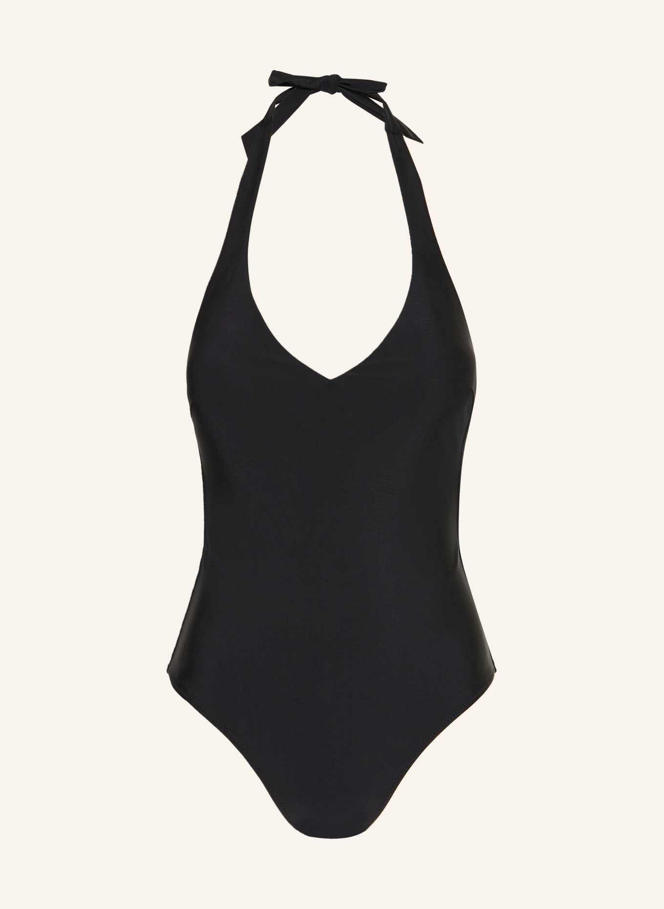 FIRE+ICE Neckholder-Badeanzug ZAHARA: SCHWARZ