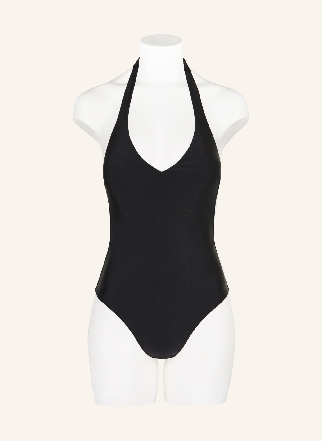 FIRE+ICE Neckholder-Badeanzug ZAHARA: SCHWARZ