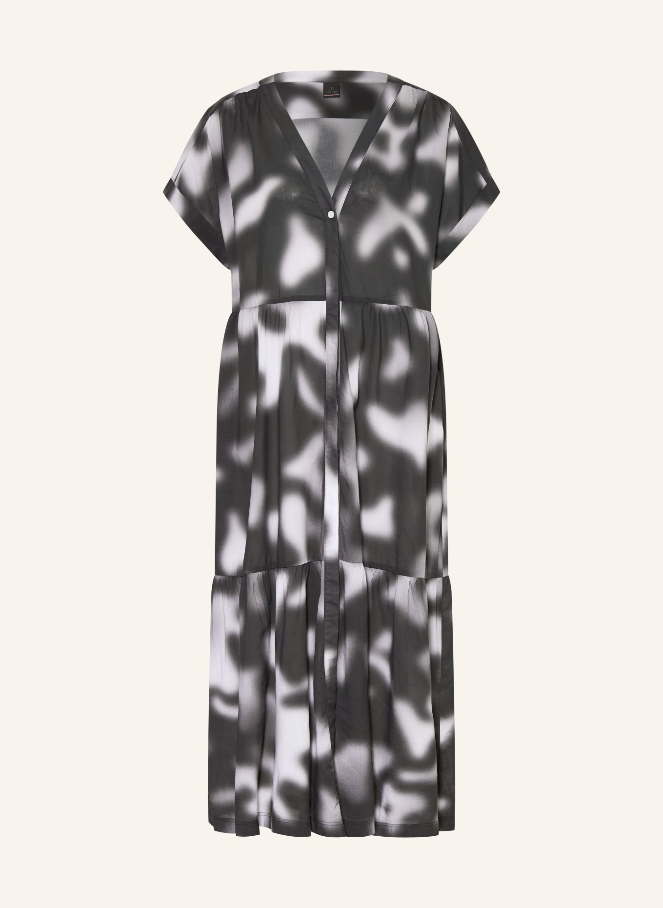 FIRE+ICE Strandkleid HEDI: SCHWARZ / WEISS