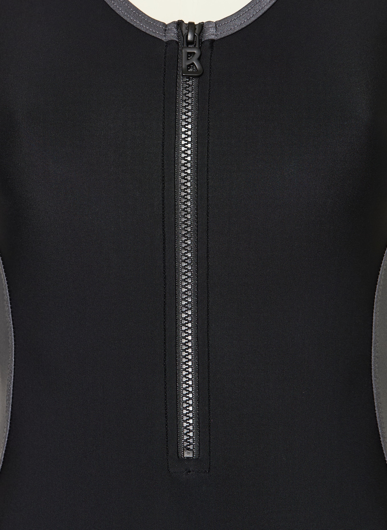 FIRE+ICE Badeanzug ZORA: SCHWARZ / GRAU