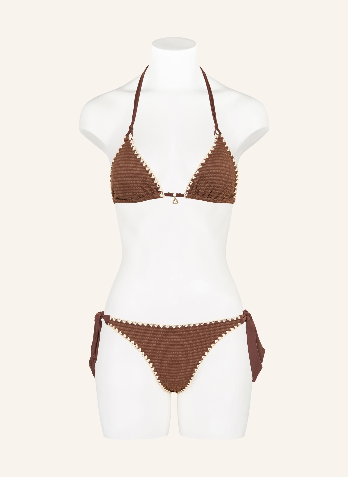 BANANA MOON Triangel-Bikini-Hose DIMKA DAKOTA: BRAUN / CREME