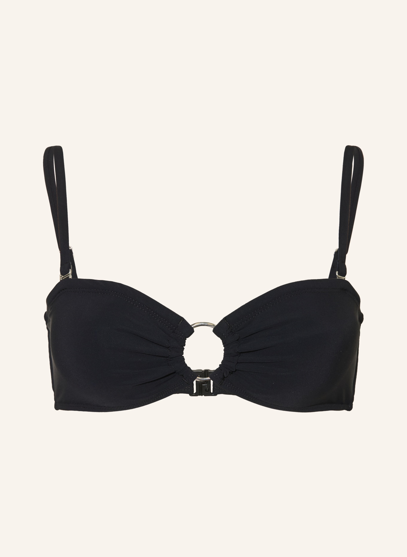 BANANA MOON Bandeau bikiny MYERO: ČERNÁ