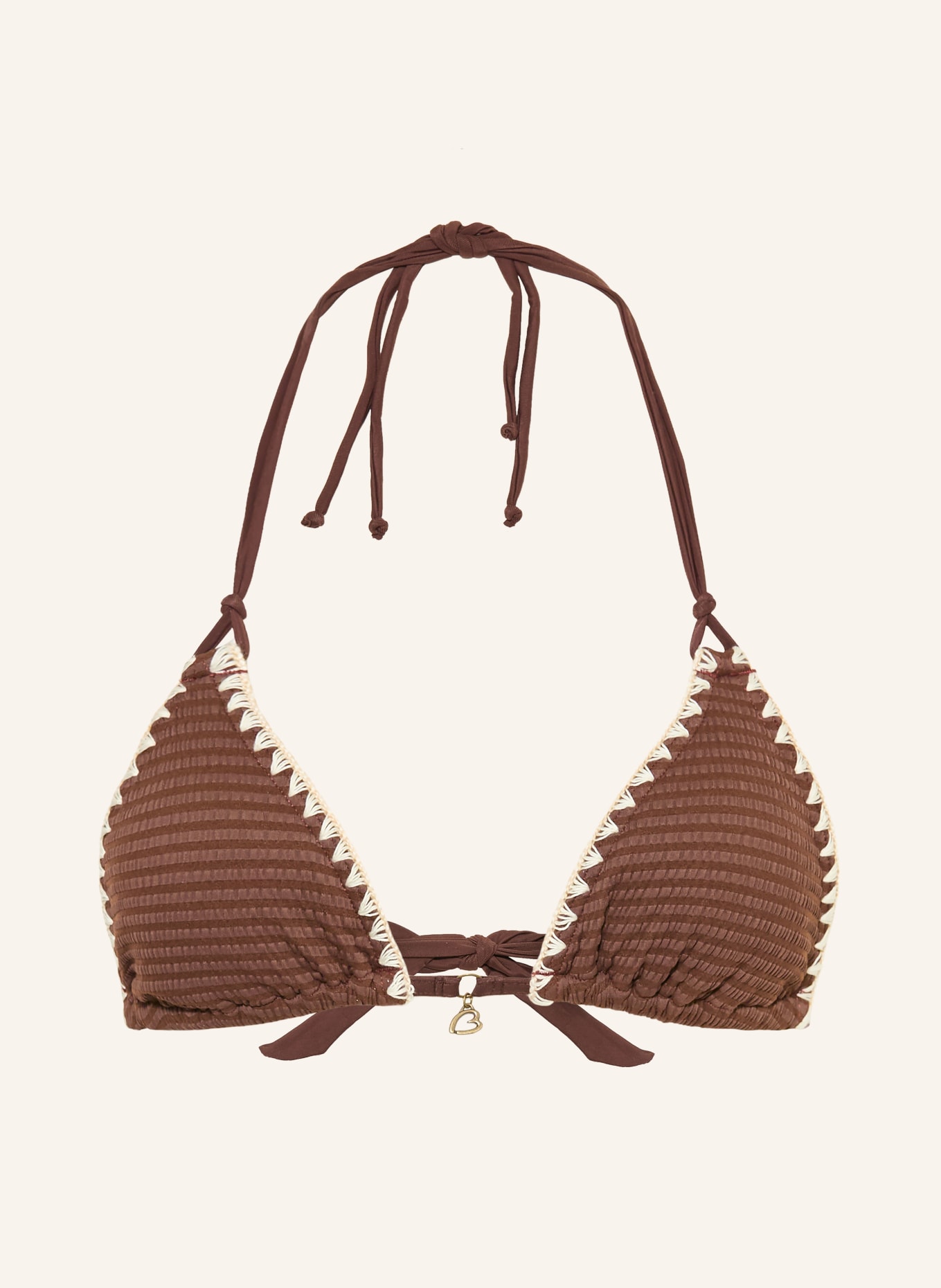 BANANA MOON NUCO DAKOTA triangle bikini top: BROWN / CREAM