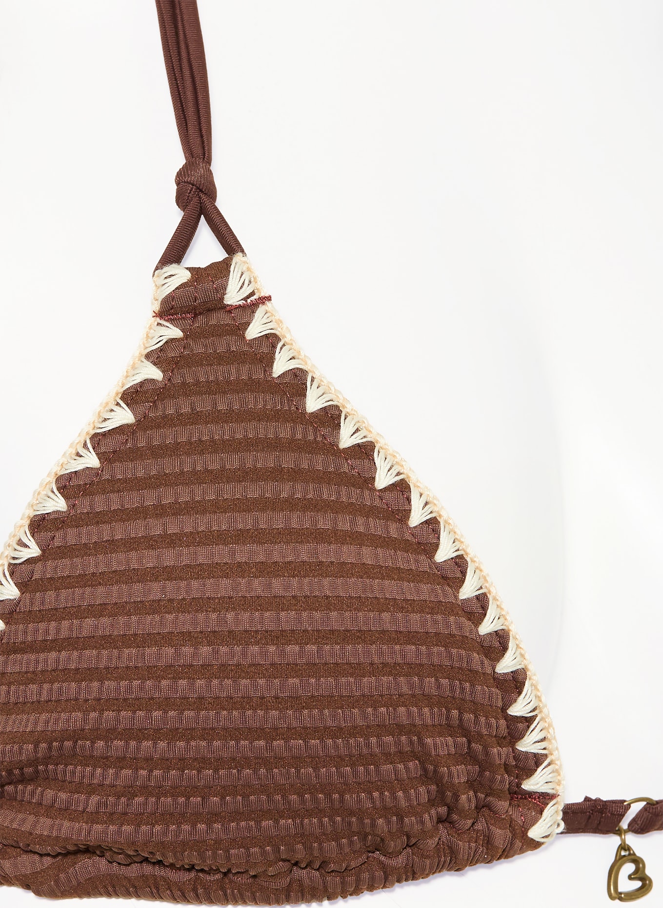 BANANA MOON NUCO DAKOTA triangle bikini top: BROWN / CREAM