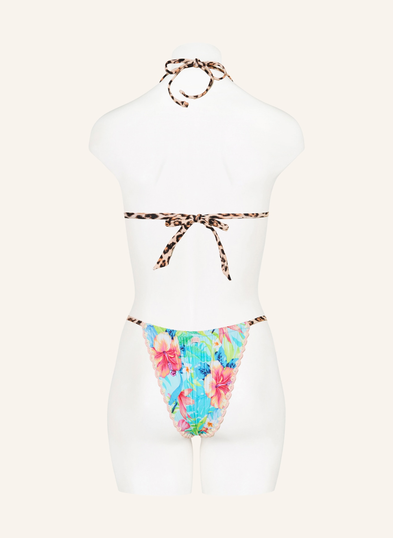 BANANA MOON Triangel-Bikini CRICOZANIA LUHA: TÜRKIS / ROSA / ORANGE