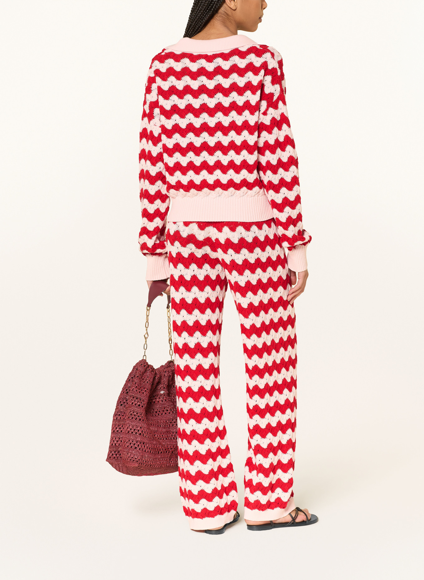 MRS & HUGS sweater: RED / PINK