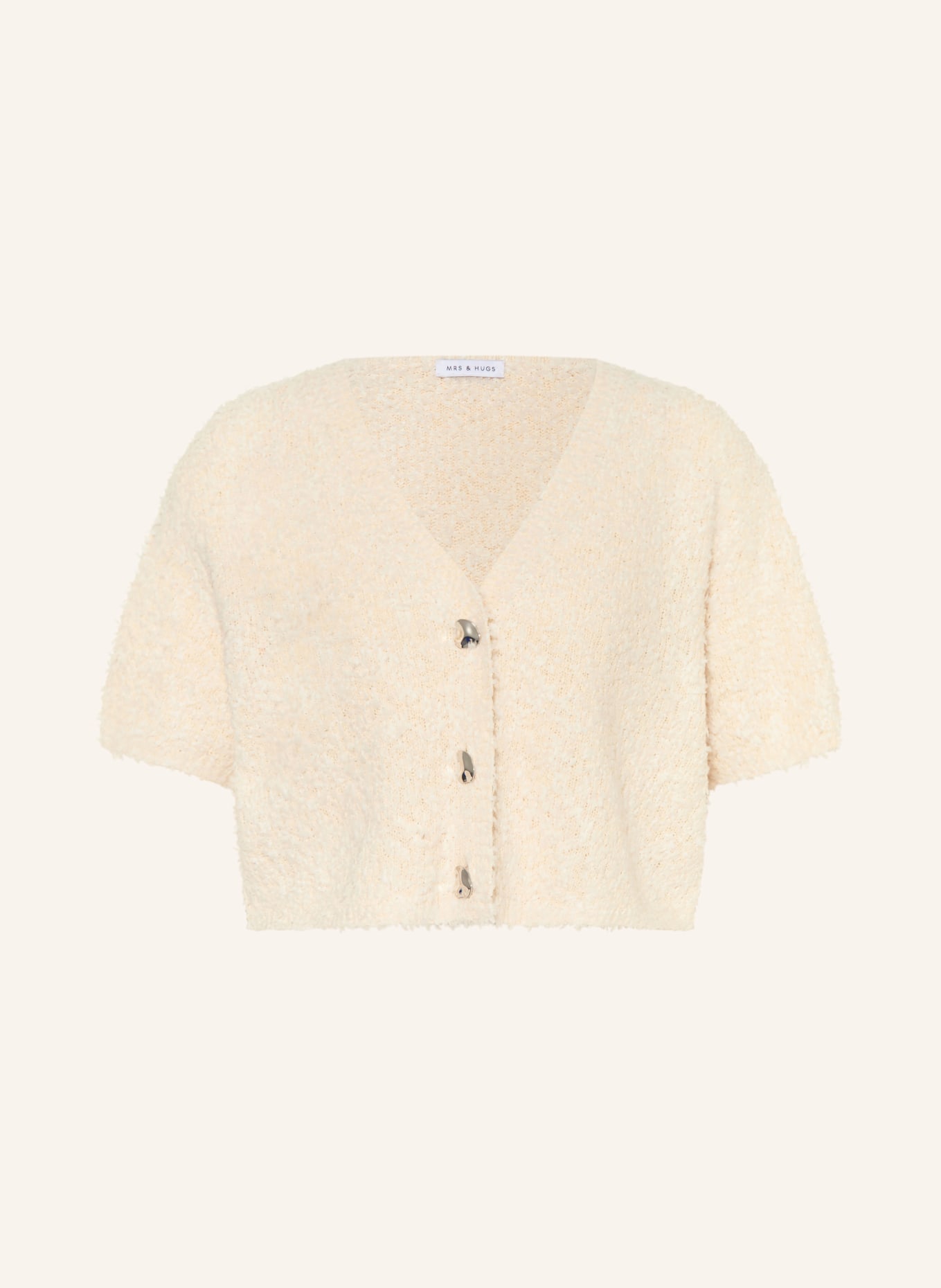 MRS & HUGS kardigan: KREMOWY