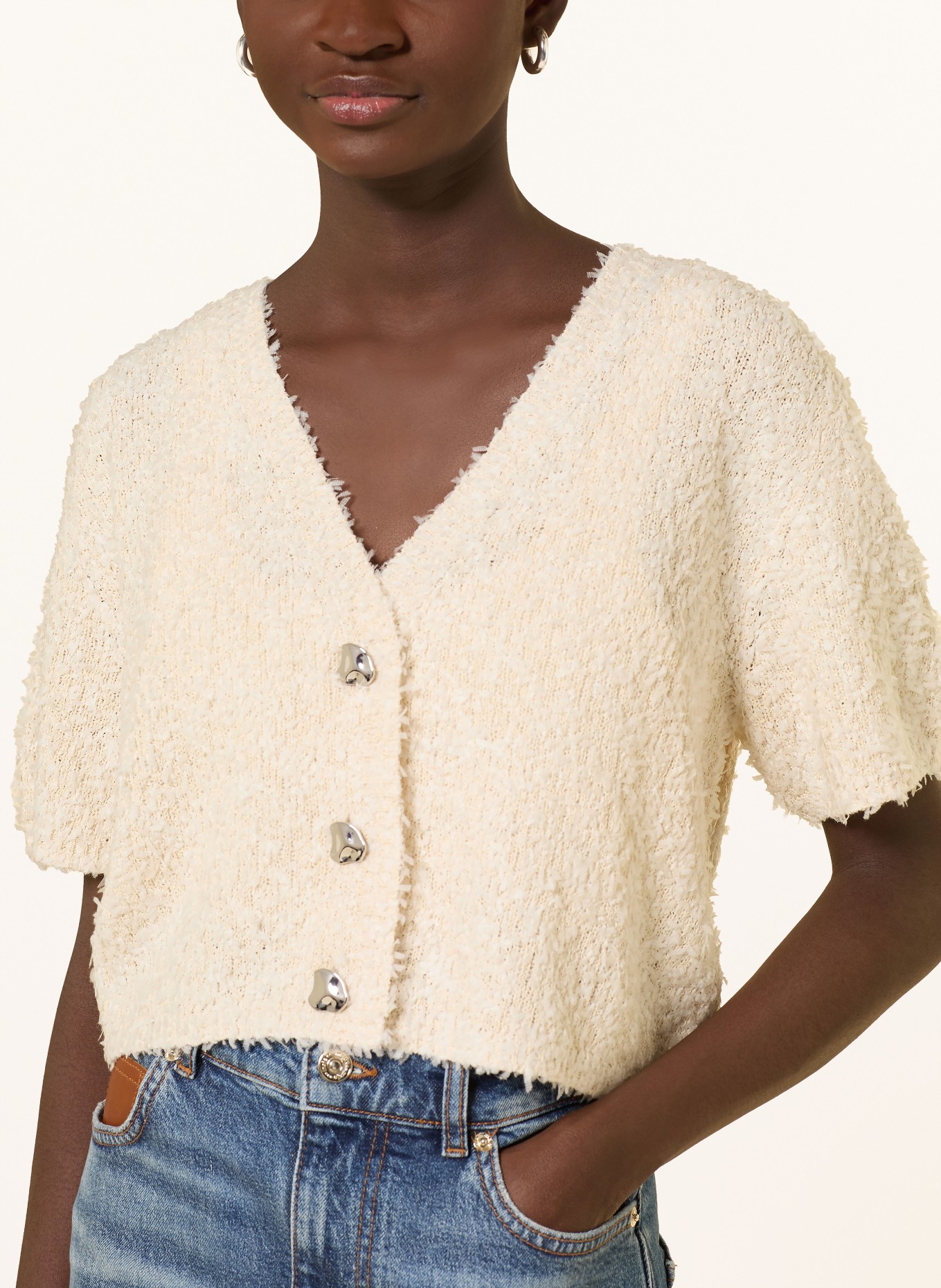 MRS & HUGS kardigan: KREMOWY