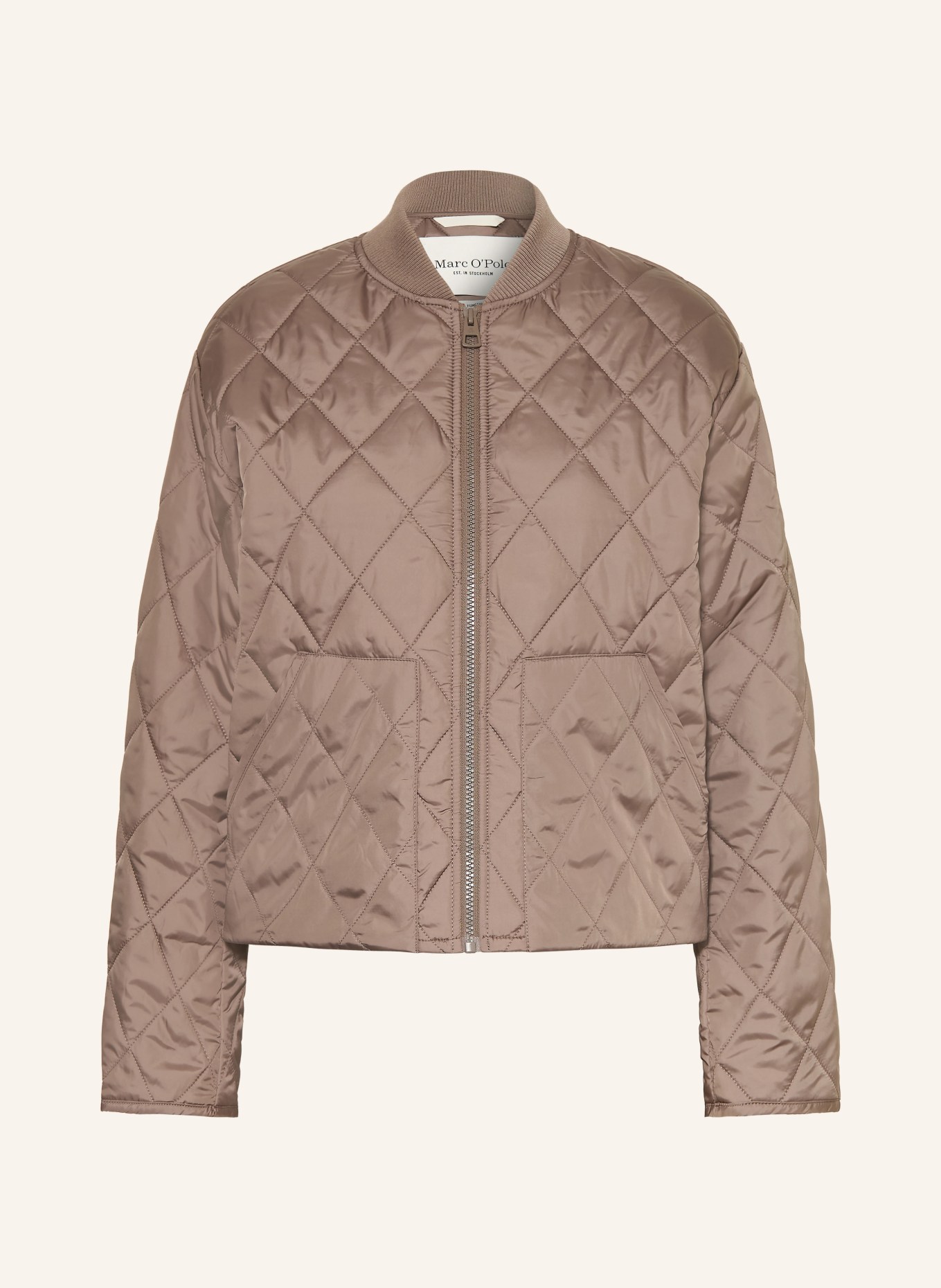 Marc O'Polo veste matelassée: MARRON