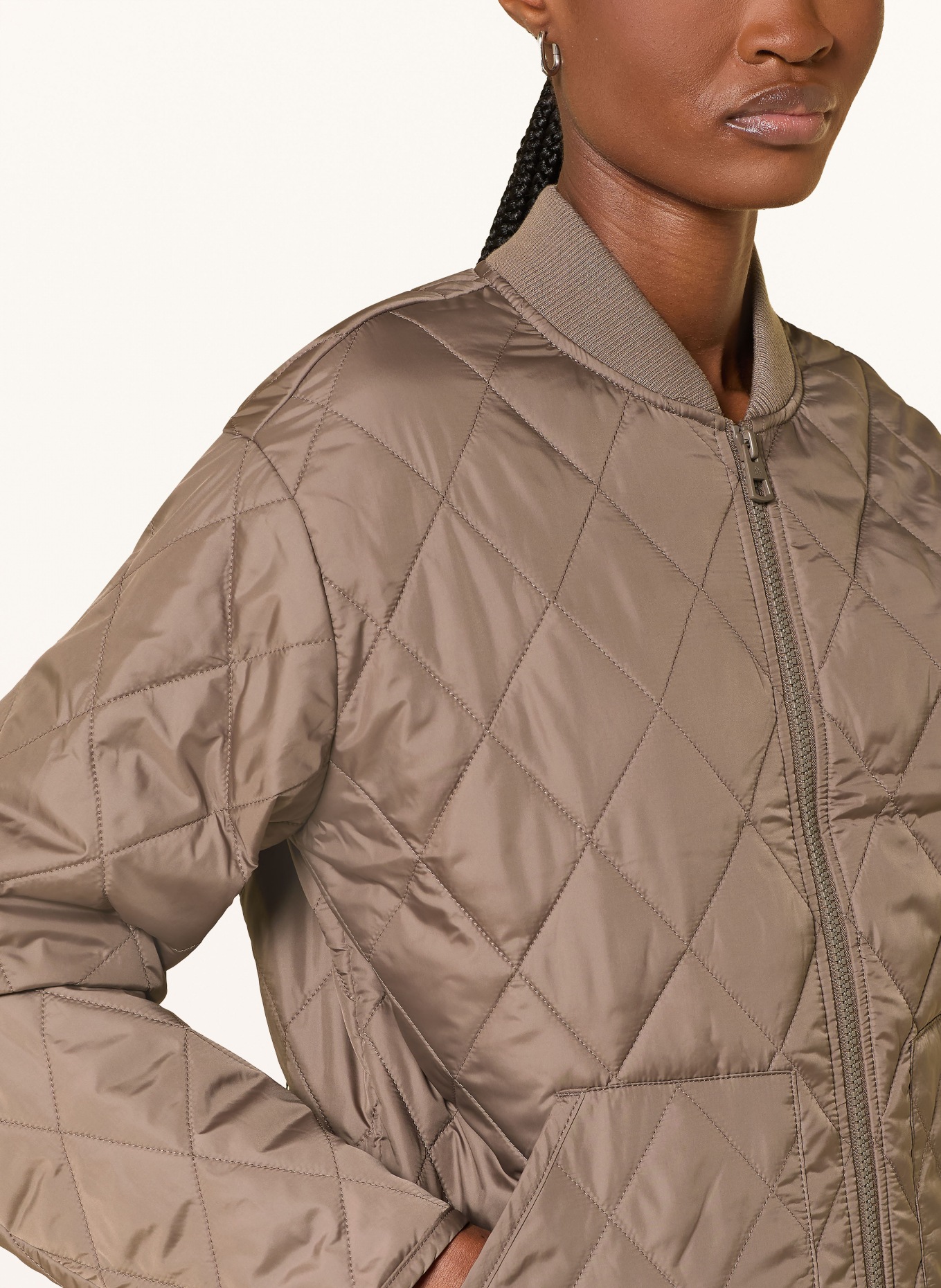 Marc O'Polo veste matelassée: MARRON