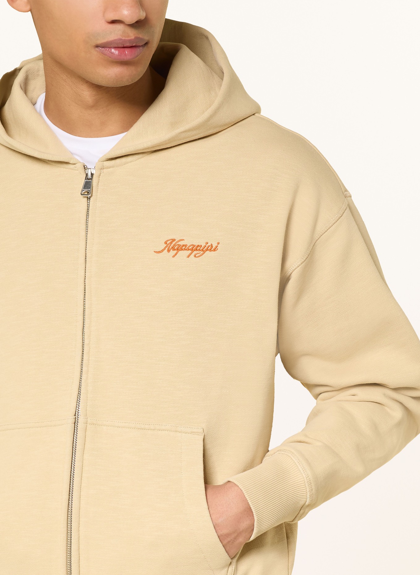 NAPAPIJRI Veste sweat oversize B-UYUNI: BEIGE