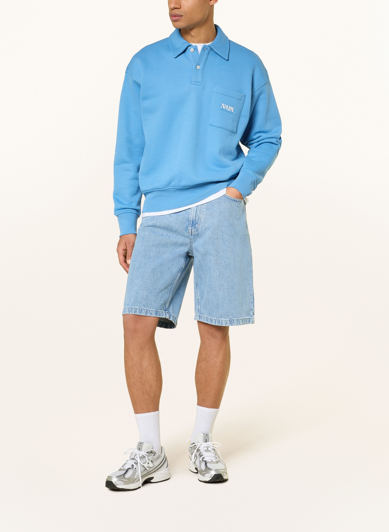 NAPAPIJRI RAMBLER Loose Fit denim shorts: NPD2G DENIM D2G