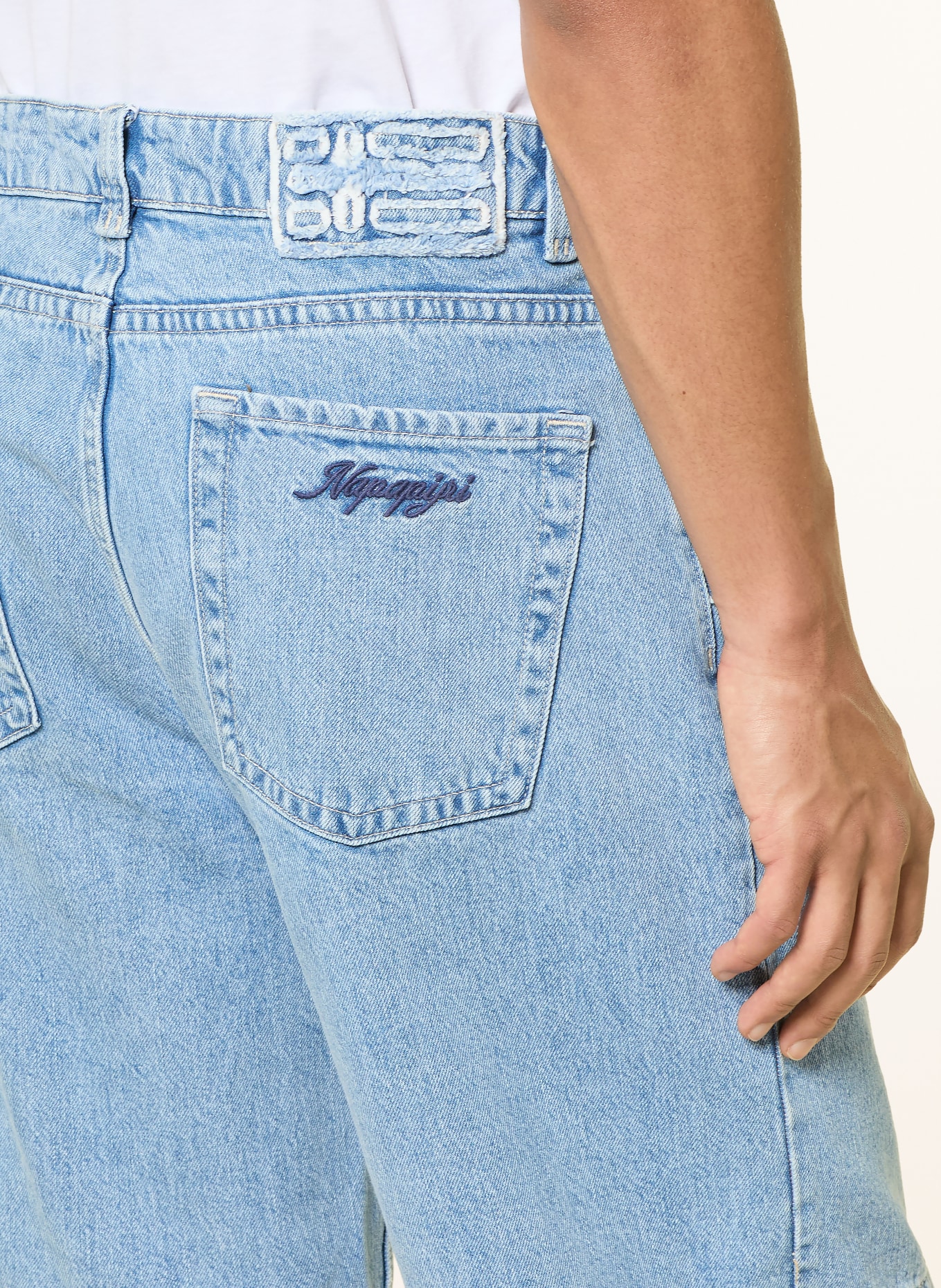 NAPAPIJRI RAMBLER Loose Fit denim shorts: NPD2G DENIM D2G