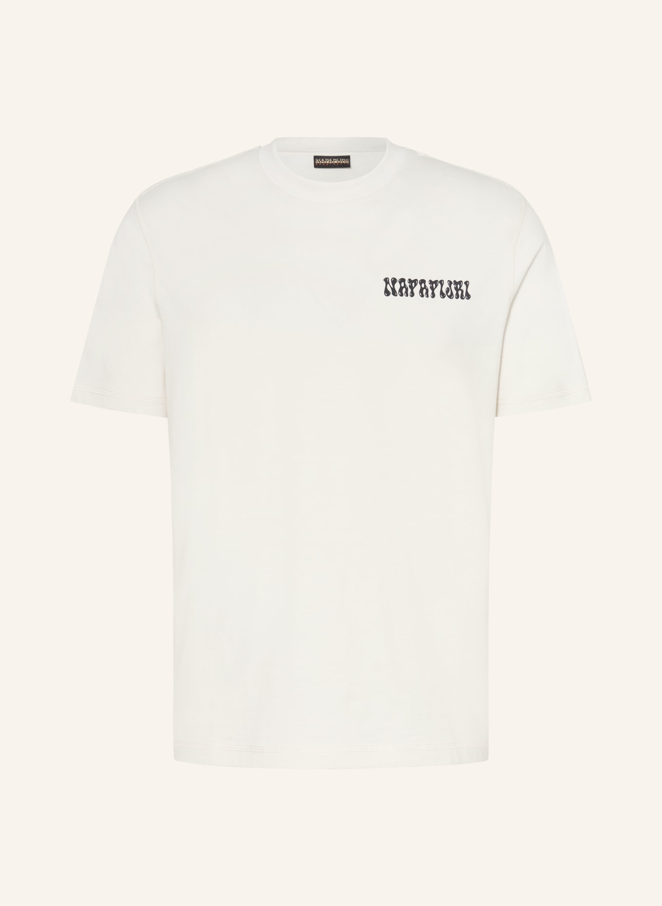NAPAPIJRI SOL T-shirt: WHITE / BLACK
