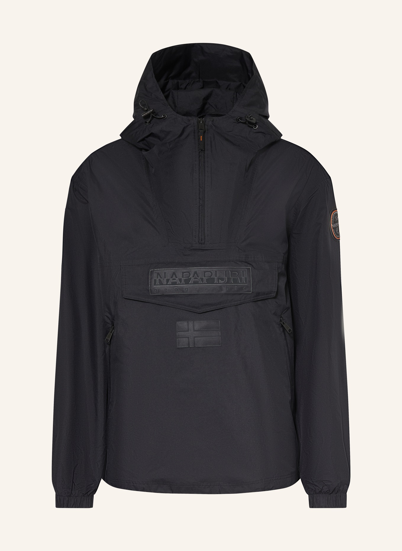 NAPAPIJRI Kurtka RAINFOREST NEXT: CZARNY / POMARAŃCZOWY