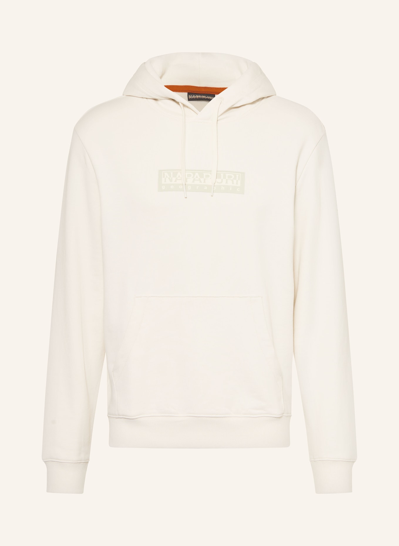 NAPAPIJRI Mikina s kapucí B-BOX: KRÉMOVÁ / BÉŽOVÁ