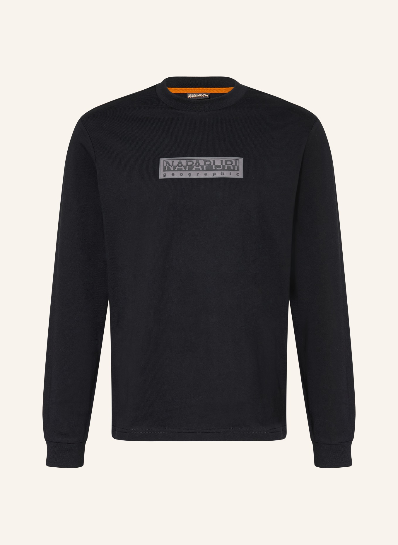 NAPAPIJRI Longsleeve S-BOX: SCHWARZ