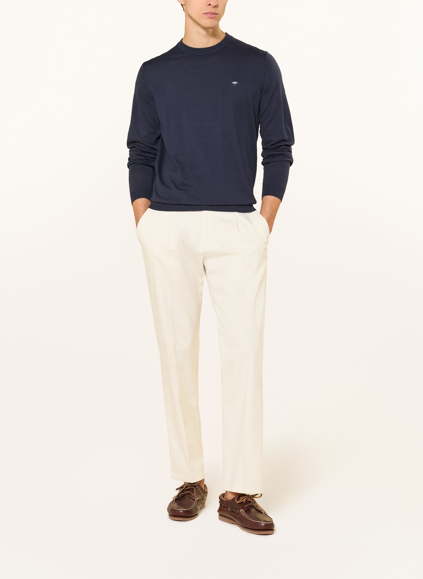 FYNCH-HATTON Pullover: DUNKELBLAU