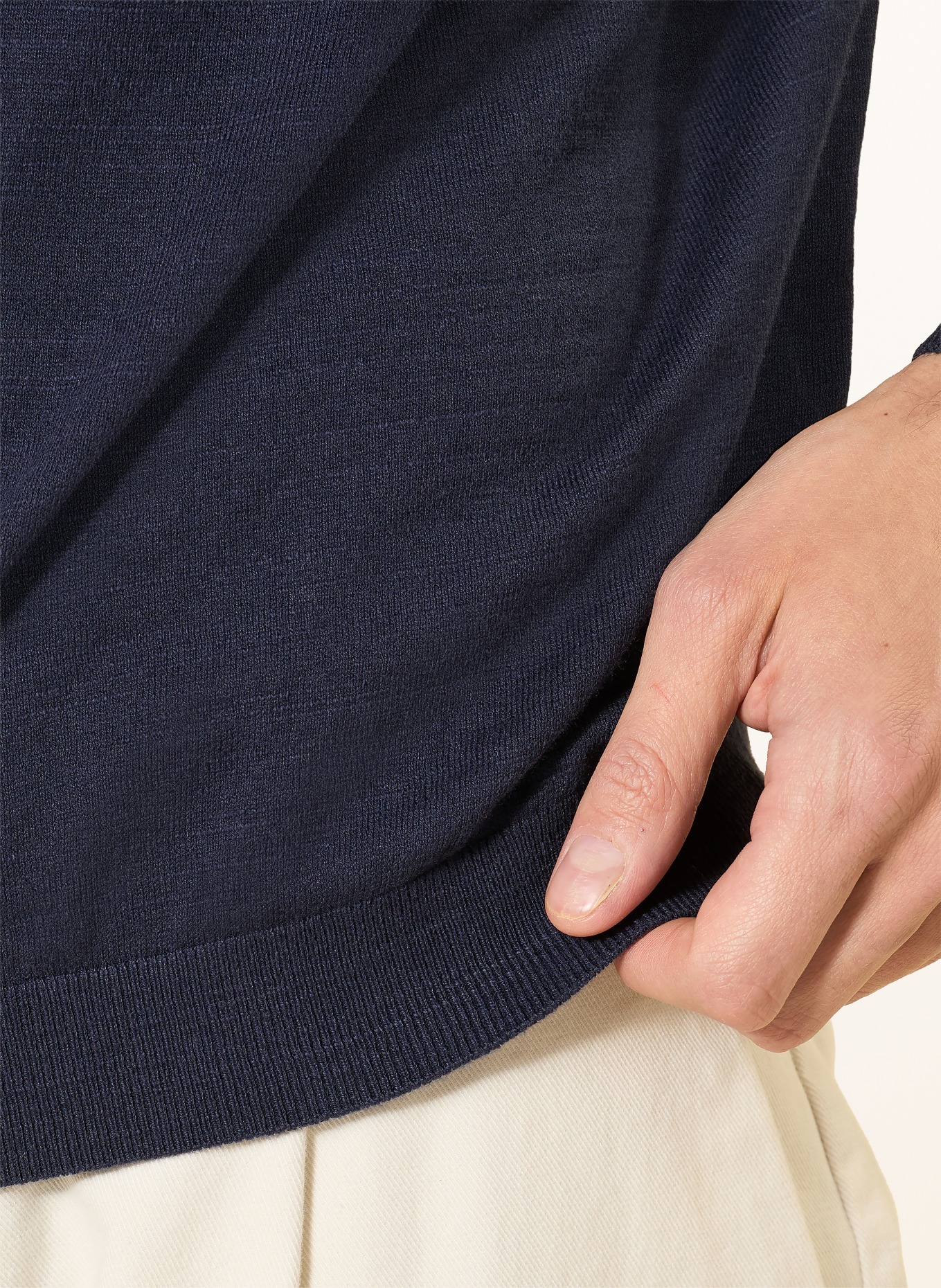 FYNCH-HATTON Pullover: DUNKELBLAU