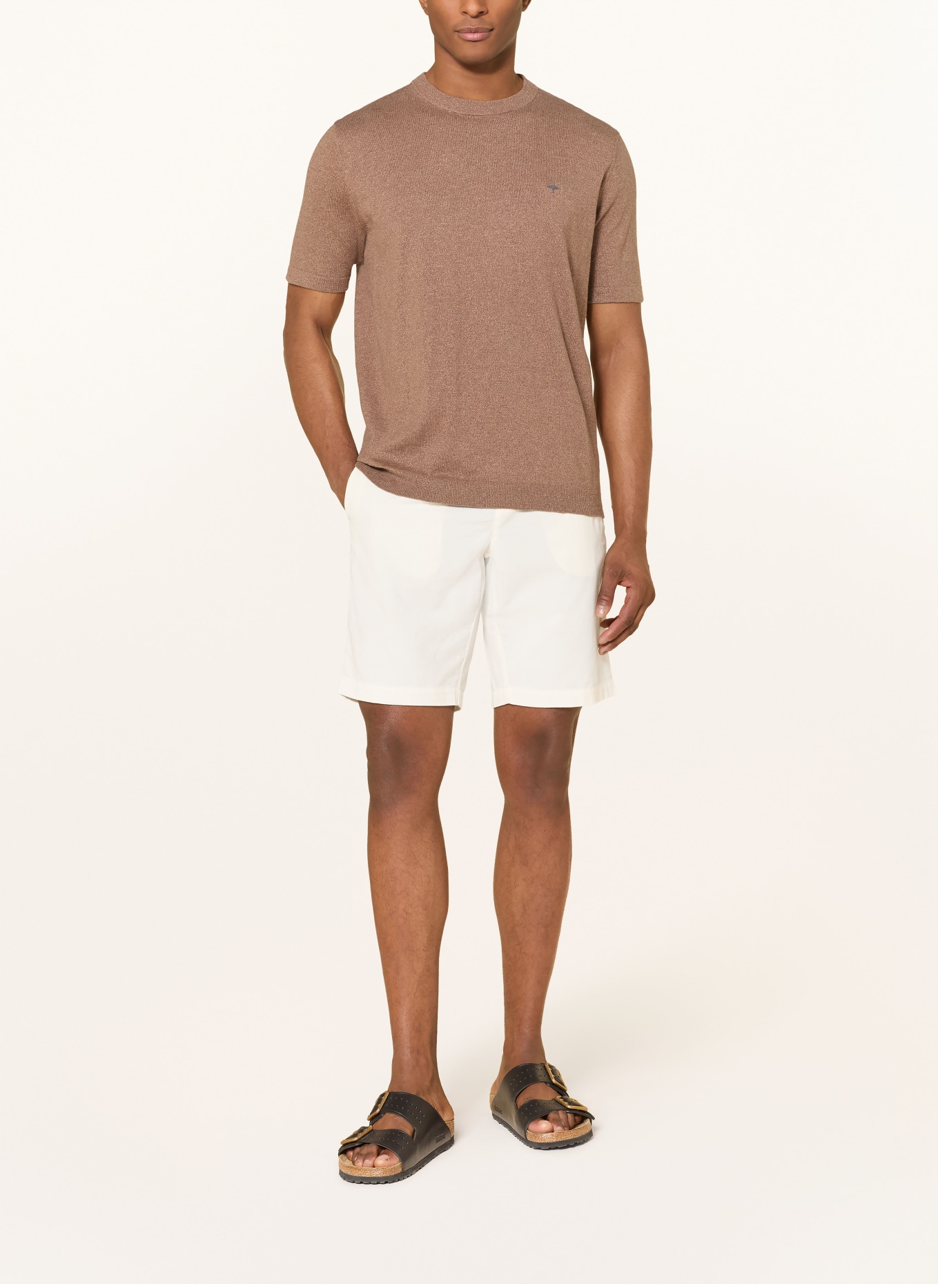 FYNCH-HATTON Strickshirt: BRAUN