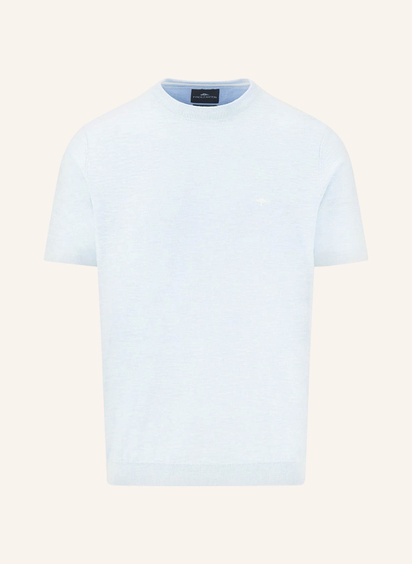 FYNCH-HATTON Strickshirt: HELLBLAU