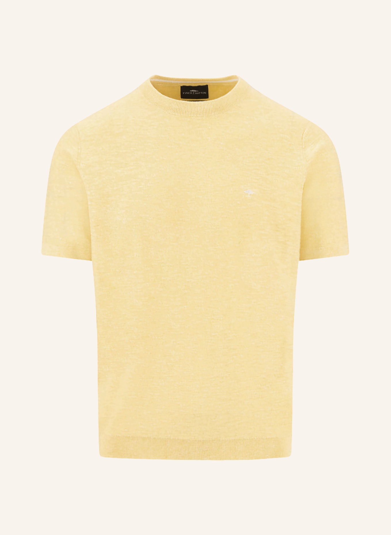 FYNCH-HATTON Strickshirt: GELB