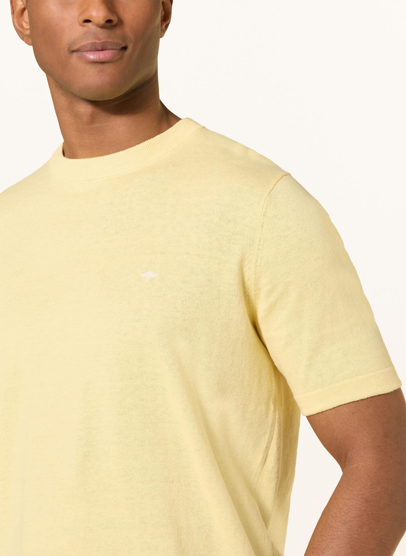 FYNCH-HATTON Strickshirt: GELB