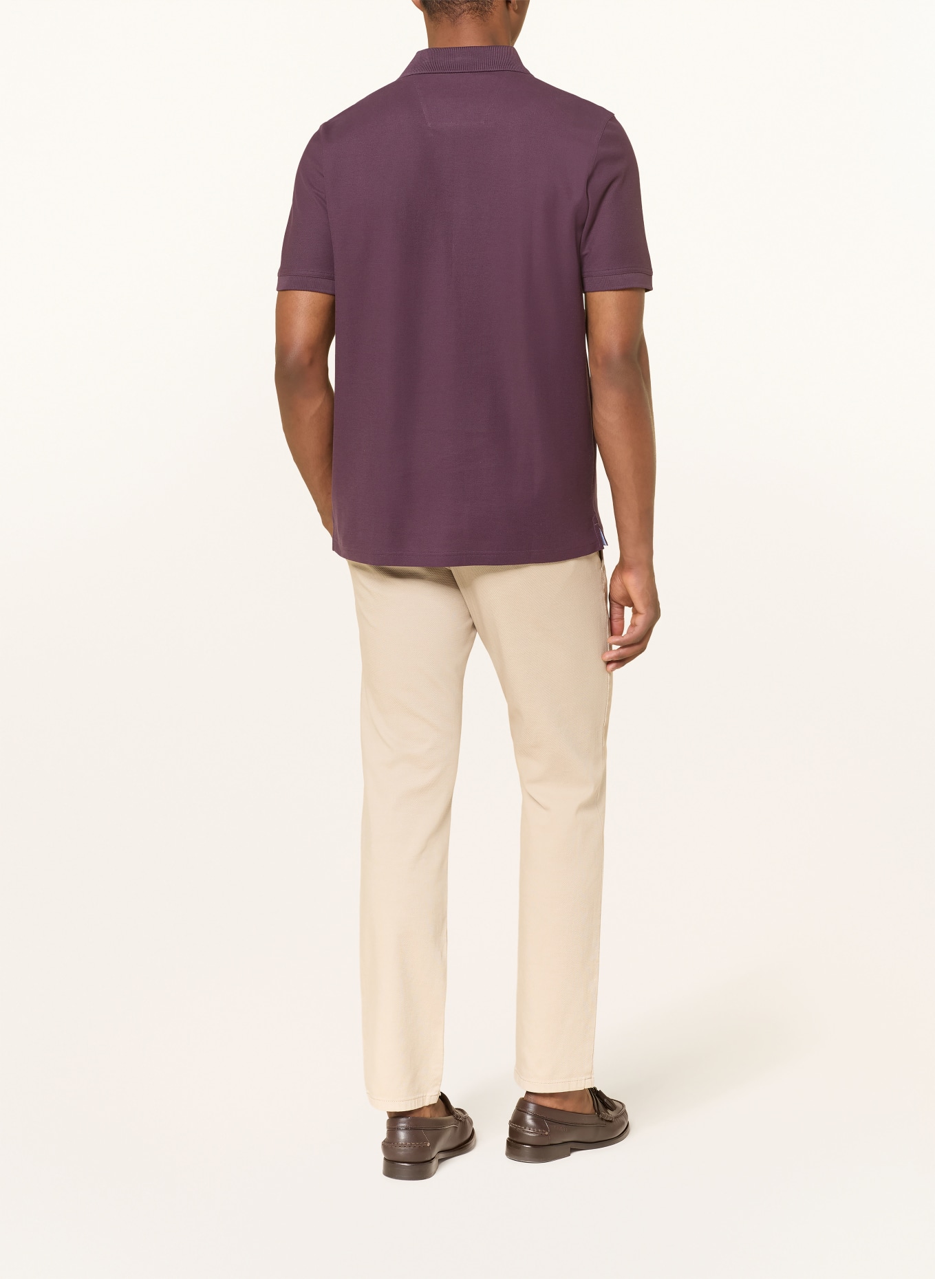 FYNCH-HATTON Piqué-Poloshirt: LILA