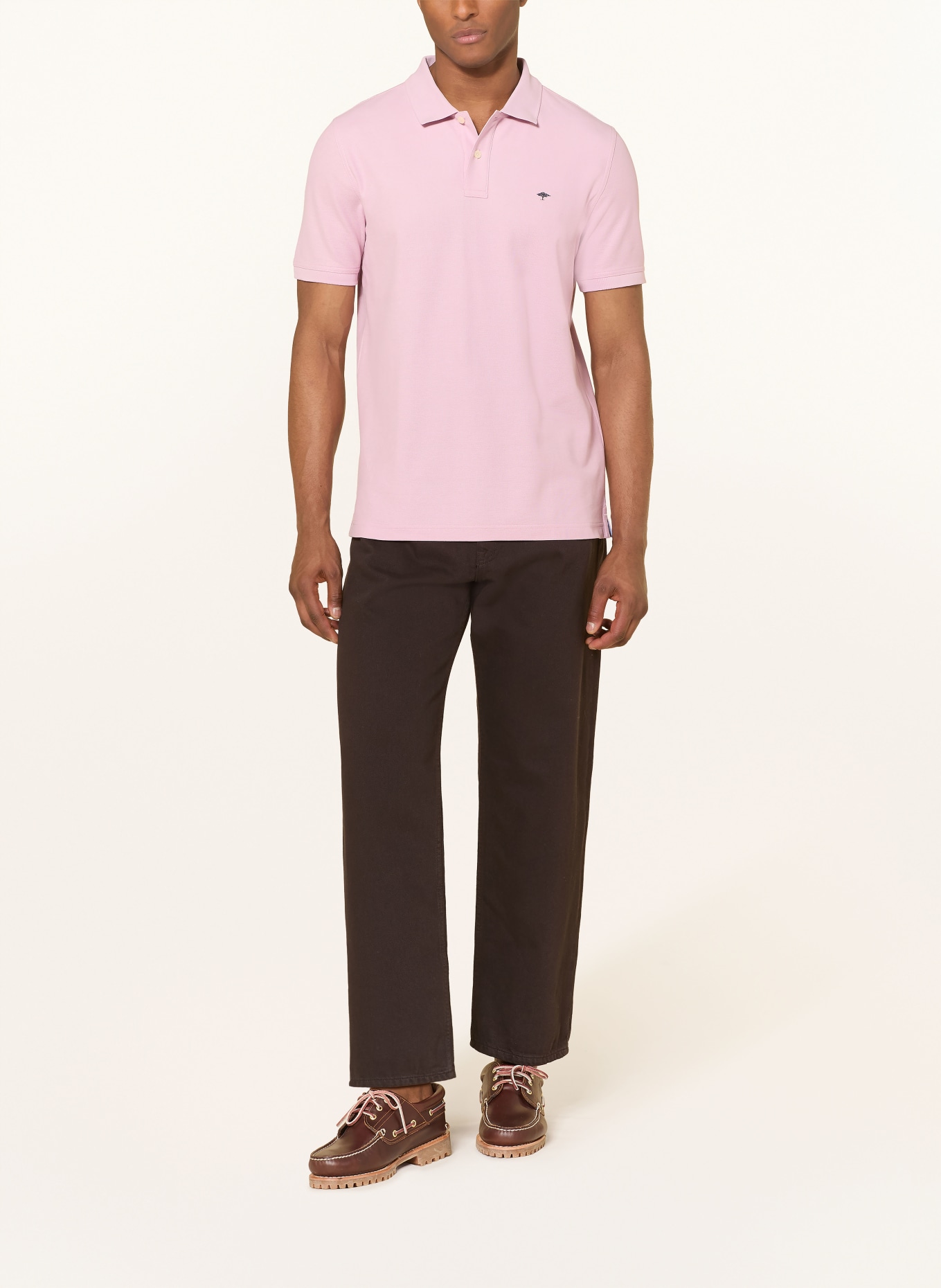 FYNCH-HATTON Piqué-Poloshirt: ROSA